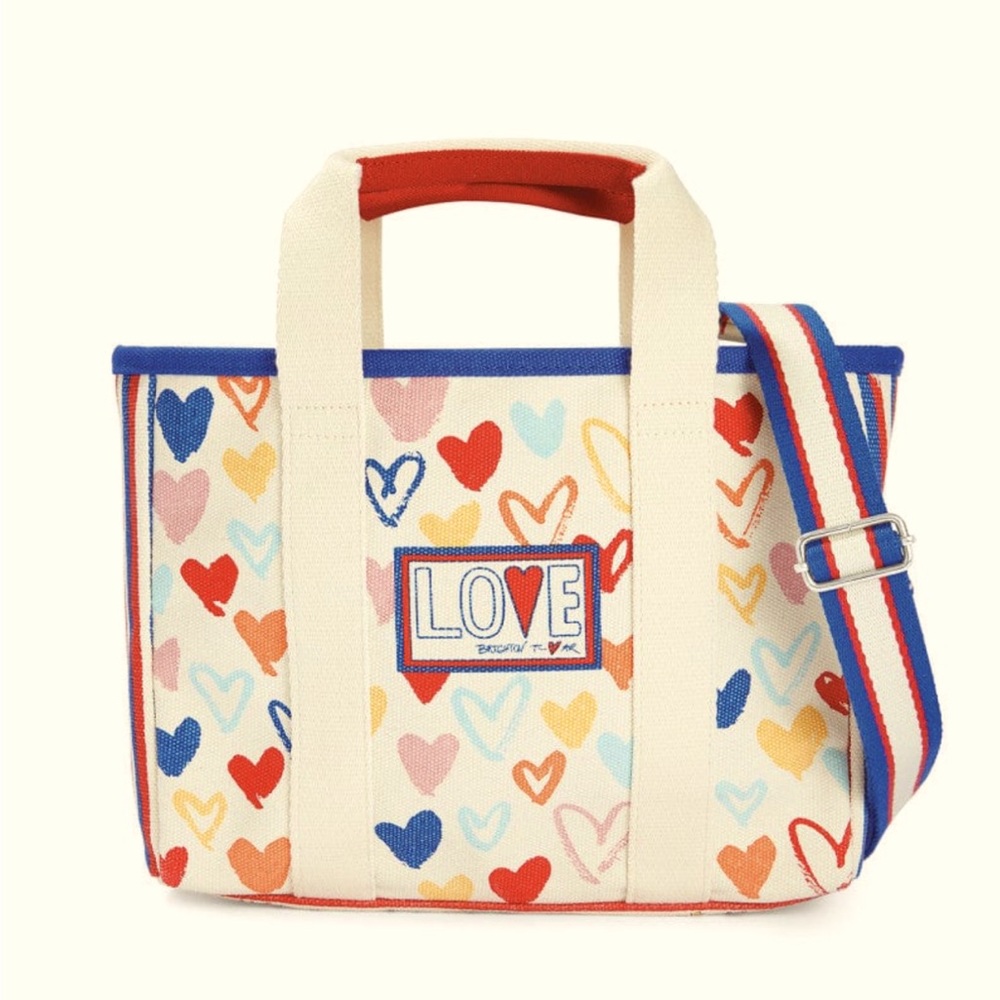 NWT Brighton Red/White/Blue & You Mini Tote